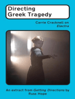 Directing Greek Tragedy: Carrie Cracknell on Electra