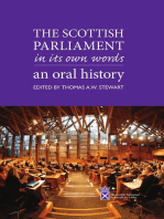 The Scottish Parliament in its Own Words: An Oral History