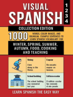 Visual Spanish - Collection Edition - 1.000 Words, 1.000 Color Images and 1.000 Bilingual Example Sentences to Learn Spanish Vocabulary about Winter, Spring, Summer, Autumn, Food, Cooking and Teaching: Visual Spanish, #7