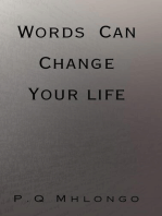 Words Can Change Your life
