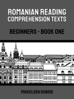 Romanian Reading Comprehension Texts: Beginners - Book One: Romanian Reading Comprehension Texts for Beginners