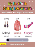 My First Polish Clothing & Accessories Picture Book with English Translations