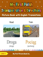 My First Polish Transportation & Directions Picture Book with English Translations