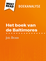 Het boek van de Baltimores van Joël Dicker (Boekanalyse)