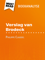 Verslag van Brodeck van Philippe Claudel (Boekanalyse)