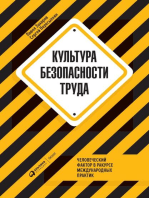 Культура безопасности труда: Человеческий фактор в ракурсе международных практик