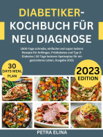 Diabetiker-Kochbuch für Neu Diagnose: 1500 Tage schnelle, einfache und super leckere Rezepte