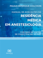 Manual de avaliações da Residência Médica em Anestesiologia: com base na Matriz de Competências do MEC