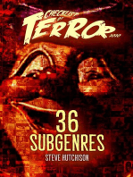 Checklist of Terror: 36 Subgenres (2020): Checklist of Terror