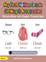 My First Haitian Creole Clothing & Accessories Picture Book with English Translations: Teach & Learn Basic Haitian Creole words for Children, #9