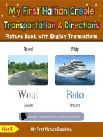 My First Haitian Creole Transportation & Directions Picture Book with English Translations: Teach & Learn Basic Haitian Creole words for Children, #12