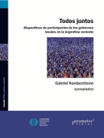 Todos juntos: Dispositivos de participación de los gobiernos locales en la Argentina reciente