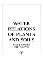 Water Relations of Plants and Soils