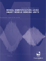 Modal identification using smart mobile sensing units