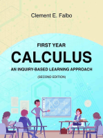 First Year Calculus, An Inquiry-Based Learning Approach