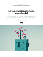 La supervision de stage au collégial: Accompagner et évaluer le développement des compétences attendues chez les stagiaires