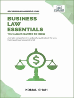 Business Law Essentials You Always Wanted To Know: Self Learning Management