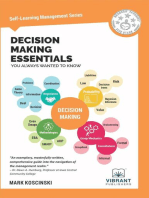 Decision Making Essentials You Always Wanted To Know: Self Learning Management