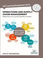 Operations and Supply Chain Management Essentials You Always Wanted To Know: Self Learning Management