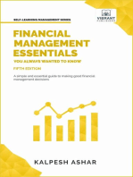 Financial Management Essentials You Always Wanted to Know: 5th Edition: Self Learning Management
