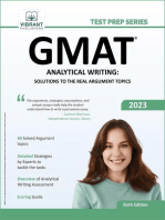 GMAT Analytical Writing: Solutions to the Real Argument Topics: Test Prep Series