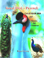 Royal Bird - Peacock. Calendar 2024. Stories for Children