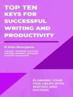 Top Ten Keys for Successful Writing and Productivity: Top Ten Series