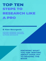 Top Ten Steps to Research Like a Pro: Top Ten Series