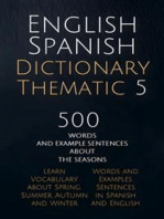 English Spanish Dictionary Thematic 5