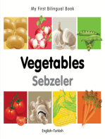 My First Bilingual Book–Vegetables (English–Turkish)