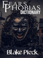 Fears and Phobias Dictionary: Grow Your Vocabulary