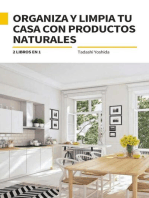 2 libros en 1: Organiza y limpia tu casa con productos naturales