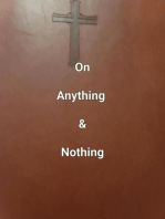 On Anything & Nothing: Poetry Volume, #10