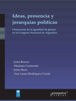 Ideas, presencia y jerarquías políticas: Claroscuros de la igualdad de género en el Congreso Nacional de la Argentina 