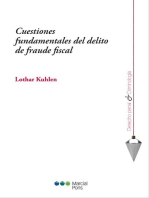 Cuestiones fundamentales del delito de fraude fiscal