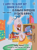 I Love to Keep My Room Clean (English Ukrainian): English Ukrainian Bilingual children's book