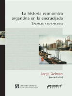 La historia económica argentina en la encrucijada: Balances y perspectivas