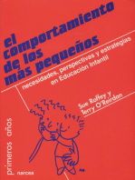 El comportamiento de los más pequeños: Necesidades, perspectivas y estrategias en Educación Infantil