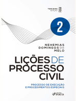 Lições de Processo Civil: Processo de execução e procedimentos especiais - Vol 02