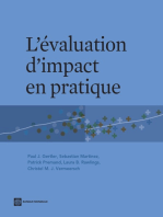 Impact Evaluation in Practice; L'évaluation d'impact en pratique