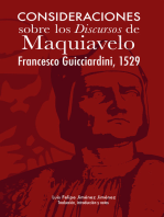 Consideraciones sobre los discursos de Maquiavelo: Francesco Guicciardini, 1529