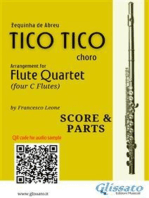 Flute Quartet (score & parts) - Tico Tico