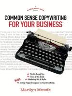 Common Sense Copywriting for Your Business