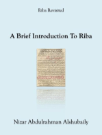 A Brief Introduction To Riba: Riba Revisited