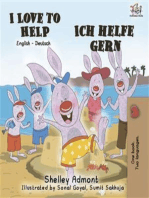 I Love to help (English German): English German Bilingual children's book