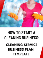 How to Start a Cleaning Business: Cleaning Service Business Plan Template