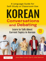 Korean Conversations and Debating