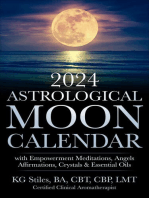 2024 Astrological Moon Calendar with Empowerment Meditations, Angels, Affirmations, Crystals & Essential Oils
