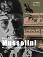 Mussolini: Wandlung zum Interventionismus