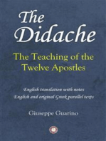 The Didache: The Teaching of the Twelve Apostles